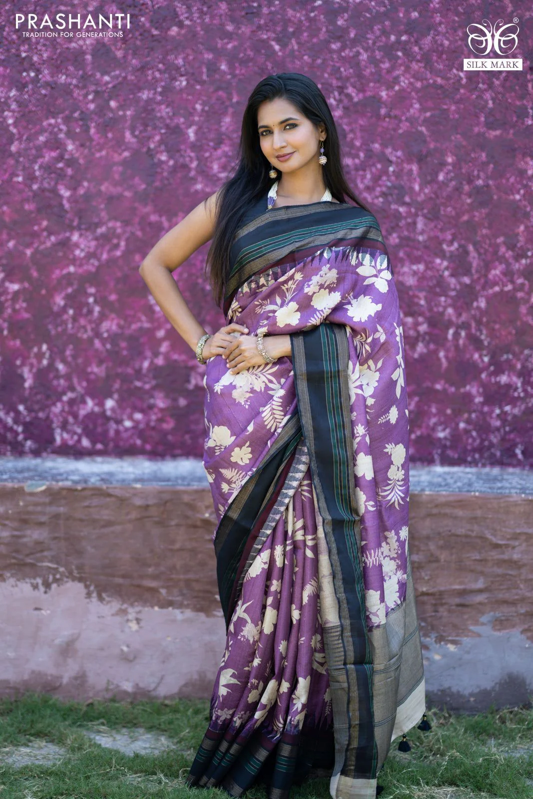 Digital Printed Tussars - Vidarbha Border